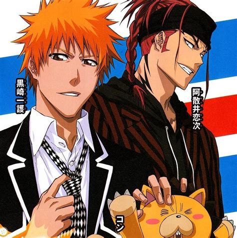 Abarai Renji E Kurosaki Ichigo Bleach Anime Bleach Bleach Manga