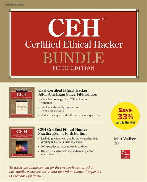 Ceh Certified Ethical Hacker Bundle Fifth Edition By Matt Walker