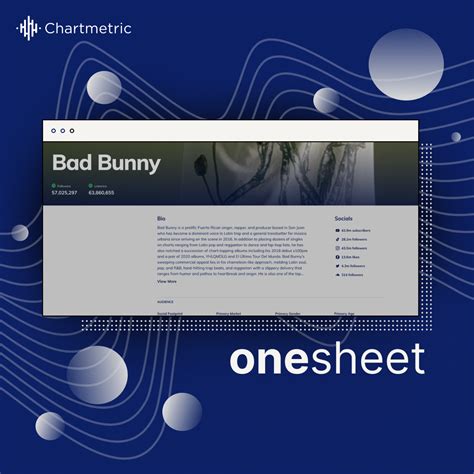 Learn How To Make An Epk With Chartmetric And Onesheet