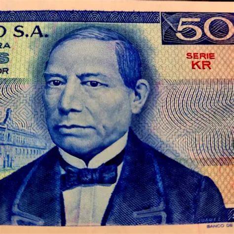 1 Billete De 50 Pesos Nuevo Sin Circular De Familia A En Venta En