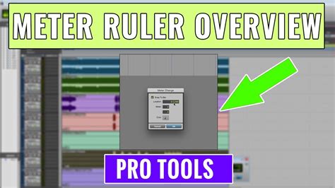 How To Use The Pro Tools Meter Ruler Obedia Avid Pro Tools