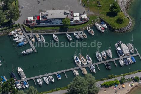 Luftbild Lochau Sport Und Segelboot Anlegestelle Am Ufer Des