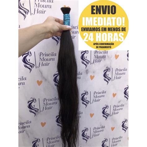 Cabelo Humano Liso Ondulado Indiano Mega Hair 50 Gramas Indiano Ponta