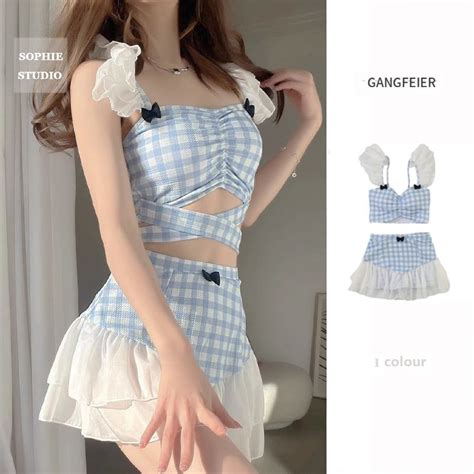 B I C G I Sinh Vi N Chia V Y Phong C Ch Bikini T I K Ngh Phong C Ch Nh T B N Ins Bao B Ng