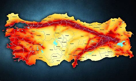 Deprem fay hattı haritası güncellendi mi Deprem riski olan iller