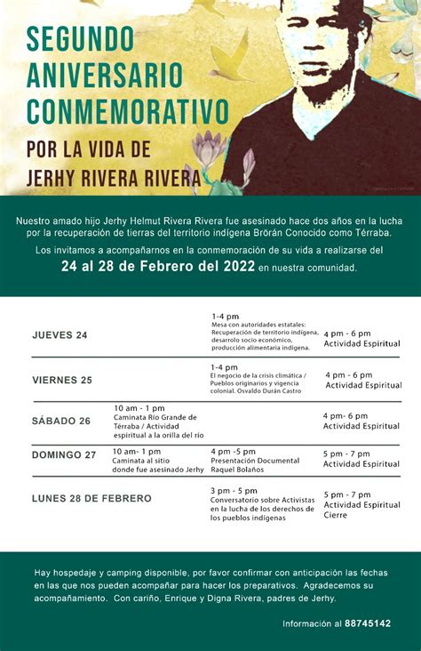 Segundo Aniversario Conmemorativo Por La Vida De Jerhy Rivera