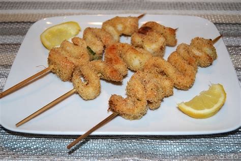 Spiedini Di Calamari Ricetta Spiedini Di Calamari Di Misya