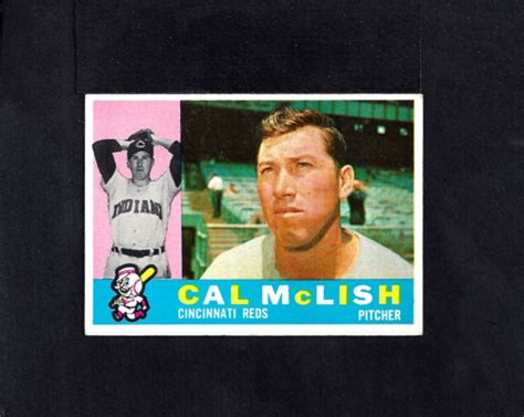 1960 Topps Set Break 110 Cal Mclish 2 Reds No Creases Exexmt Ebay