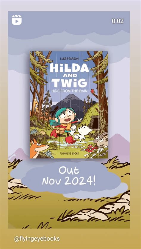 Hilda And Twig Hide From The Rain Updated Cover R Hildatheseries