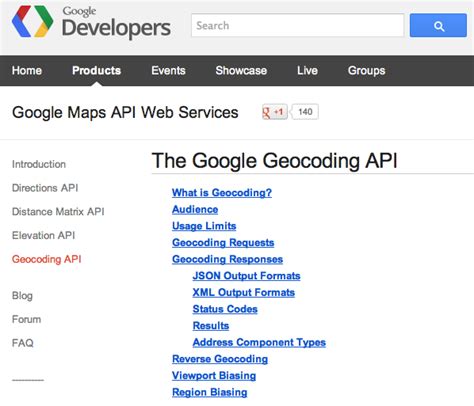 Using Geocoding Google Api Visually Enforced