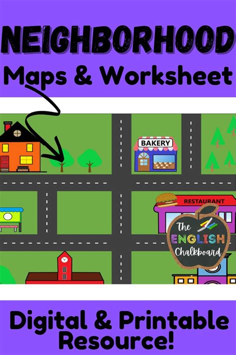 This Simple Printable Map Of My Neighborhood Resource Is Simple And