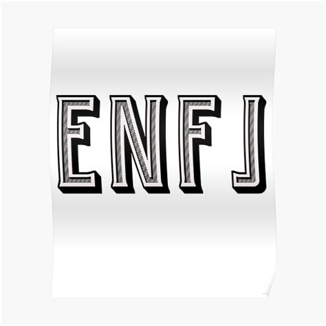 Enfj The Protagonist Poster For Sale By Remakeearth Redbubble