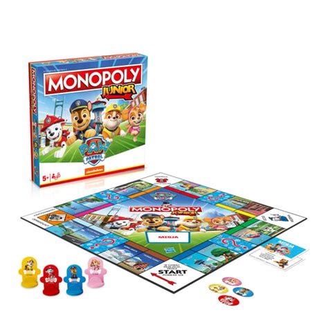 Monopoly Junior Gra Planszowa Psi Patrol Monopoly Sklep Empik