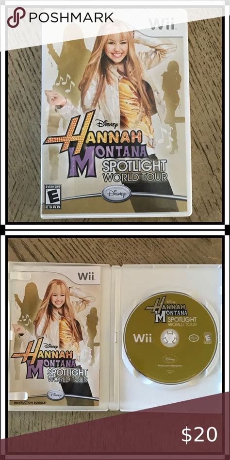 Disney Hannah Montana Spotlight World Tour Wii Hannah Montana Disney