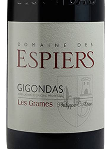 Domaine Des Espiers Gigondas Les Grames Vivino Us