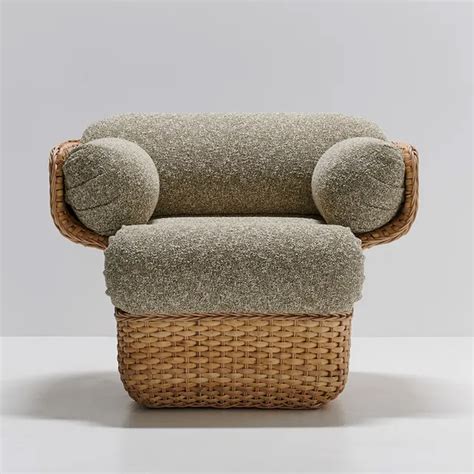 Contemporary Basket Lounge Chair By Gubi South Hill Home