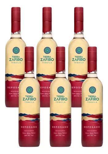 Tequila Tierra Zafiro Reposado 750 Ml 6 Pack