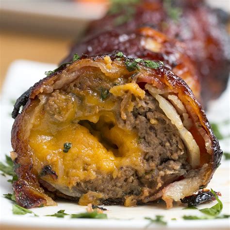 These Bbq Bacon Onion Wrapped Meatballs Are The Ultimate Dude Food