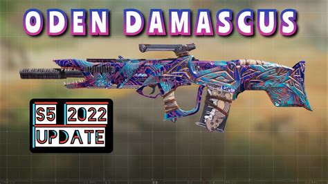 How To Fix Oden Damascus Camo🎖️ S5 2022 Gold List Update Cod Mobile