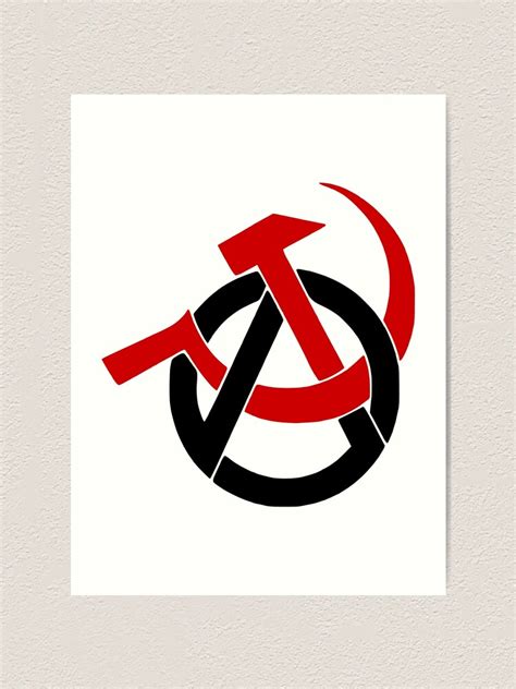 Anarcho Communism Art Print By Mizukagekira Redbubble