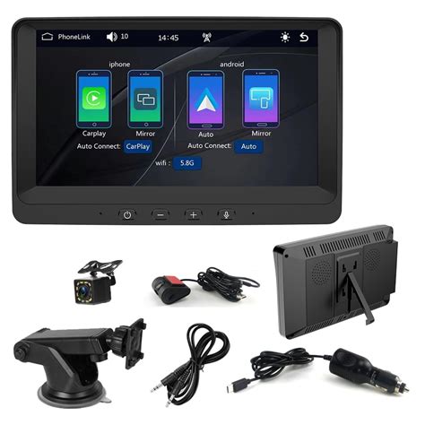 Vigorthrive Portable Car Stereo Radio With Wireless Carplay Android