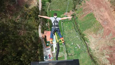 Bungee Jump In Cusco Poroy Peru Jump In The Heights Of Poroy