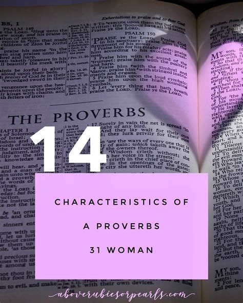 Attributes Of The Proverbs 31 Woman Above Rubies Or Pearls Proverbs