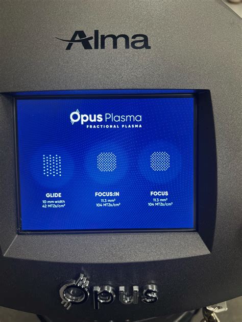 2021 Alma Opus Plasma Radio Frequency Fractional Skin Resurfacing