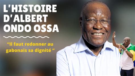 Albert Ondo Ossa Pr Sident Du Gabon Youtube