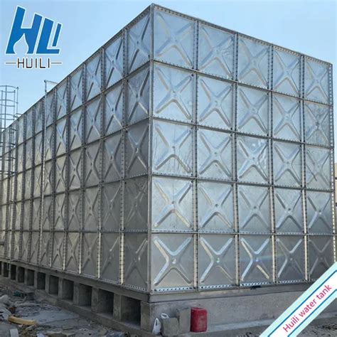 Hot Dipped Galvanized Press Steel Water Tank Sectional Modular