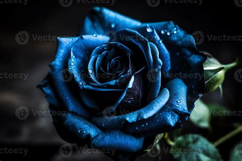 Black And Blue Rose Wallpaper