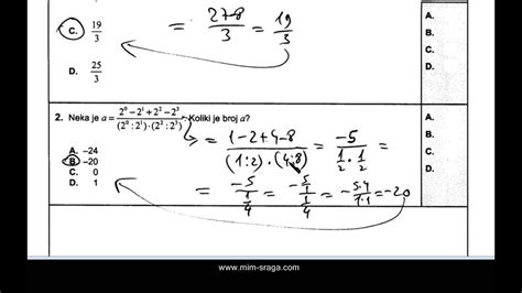 Zadatak Br Jesenski Rok Dr Avna Matura Iz Matematike Zbirka