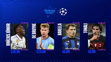 Champions League Fantasy Football Midfielders Uefa Champions League