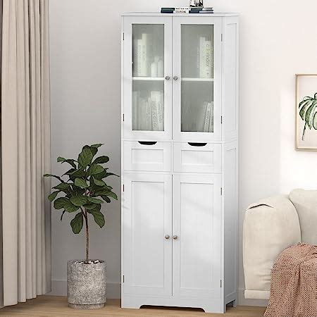 Amazon Horstors Tall Storage Cabinet Freestanding Pantry