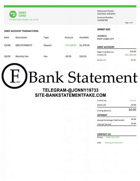 Bank Statement Generator Bank Statement Maker Order Fake