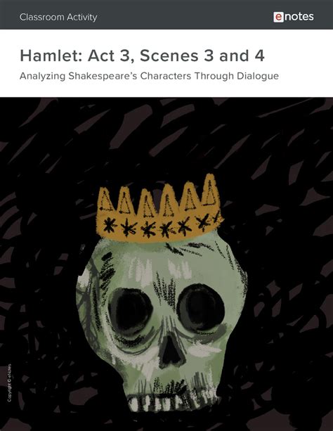 Hamlet Act 3, Scenes 3 and 4 Dialogue Analysis Activity - eNotes.com