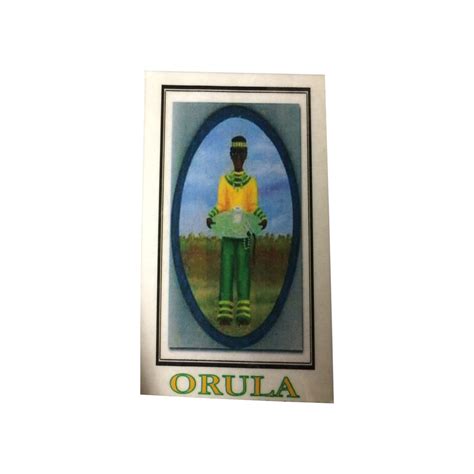 Orisha Orula Laminated Prayer Card