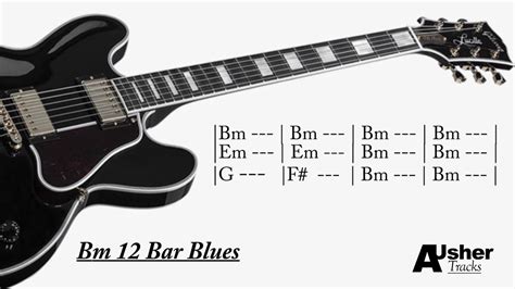 Bb Blues B Minor 12 Bar Guitar Jam Track Youtube