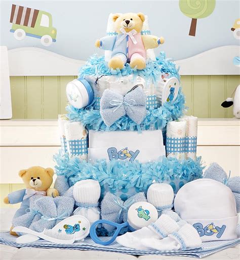 New Baby Boy Gift Baskets from 1800baskets.com