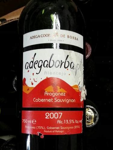 Adega Cooperativa De Borba Aragonez Cabernet Sauvignon Alentejo