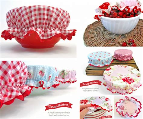 Elastic Reusable Bowl Covers Diy Bowl Covers Sewing Machine Projects