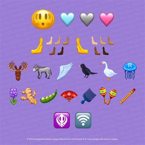 Ios Adding New Emoji Including Shaking Face Pink Heart Donkey