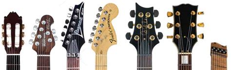 Electric Guitar Headstock Diagram