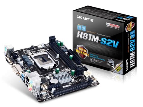 Gigabyte Ga H M S V Intel H Lga Z Calo H Micro Atx Placa