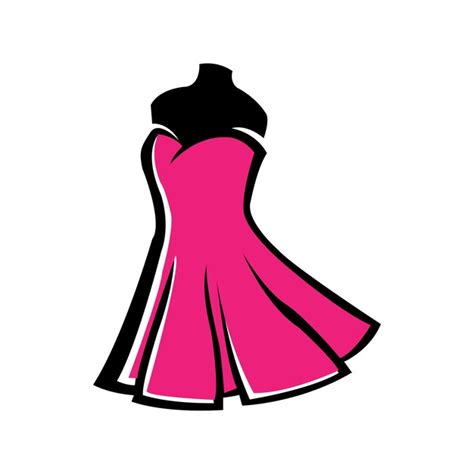 Premium Vector Dress Icon Logo Vector Design Template