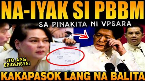 Grabe To Si VPSARA Lang NAKAKAGAWA Nito PAHIYA Ang KONGRESO At SENADO