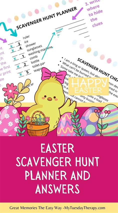 31 Fun Easter Scavenger Hunt Clues For Older Kids Artofit