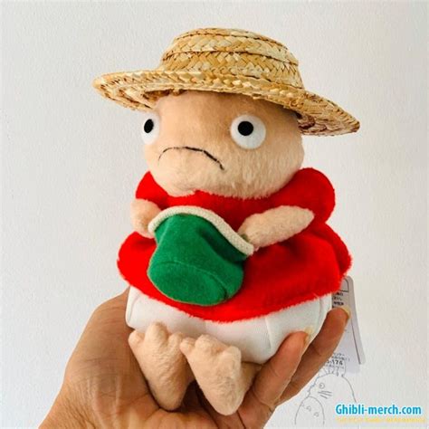 Ponyo Plush Toy 16cm With Bucket Hat Ghibli Merch Store