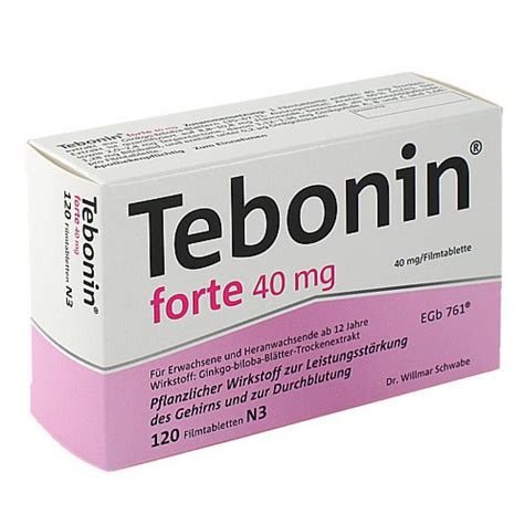 Tebonin Forte 40mg Confezione Da 60 Compresse Rivestite Erbofarma