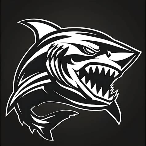 Premium Photo A Shark Head With A Shark Head On It